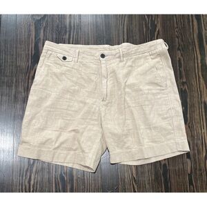 Billy Reid Tan Flat Front Shorts